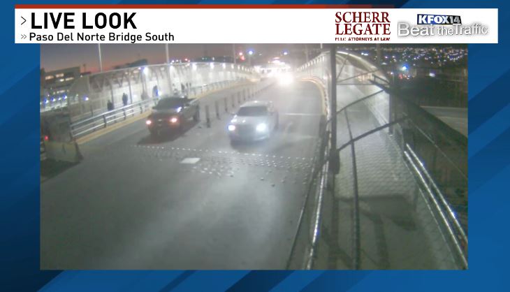 DianaGomezTV's tweet photo. #BridgeWaitTimes as of 6:26 a.m.
🕗Bridge of Americas: 40 min.
🕗 Paso Del Norte: 45 min.
🕗 Ysleta: 30 min.
If you're walking to #ElPaso from Cd. Juarez there is a 45 min. wait using the Paso Del Norte Bridge. https://t.co/ZjjF4ndZBe