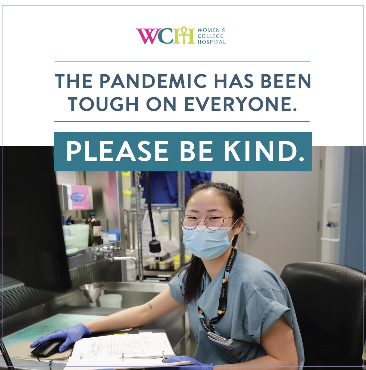 WCHospital's tweet photo. Everyone is fighting a hard battle. With the new year, comes new beginnings. Please remember be kind. https://t.co/vNdRHrRG1O
