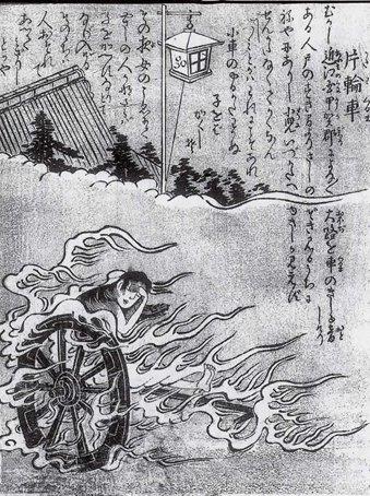 #大人の事情により改名
『片輪車』(かたわぐるま)が
『片車輪』(かたしゃりん)に。
『かたわ』という言葉がアウトなのは理解できなくもないですが、意味は全然違うのに…
100年以上前の妖怪の名前にまでコンプラとかポリコレを求めるのだな…と思いましたね。
