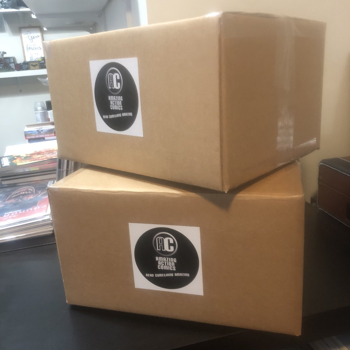 Final RED HYENA rewards going out today! Thank you to everyone that supported the Kickstarter. Additional copies available: amazingactioncomics.com #redhyena #amazingactioncomics  #comics #indiecomics #independentcomics  #independentcomicpublisher #readsomethingamazing