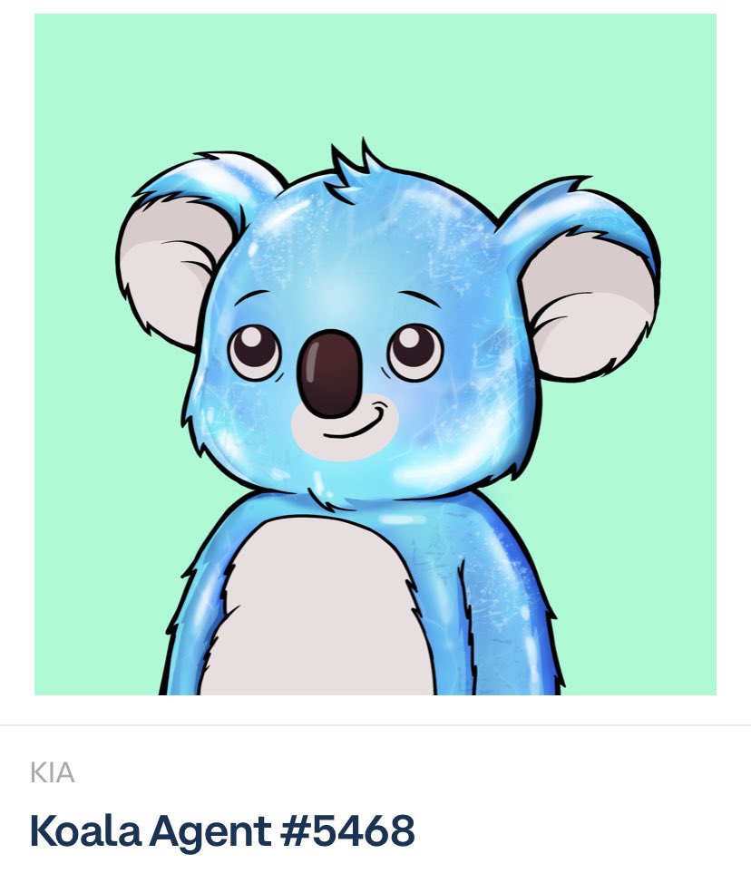 OnlyOfficialEd's tweet photo. Scoop from yesterday! Clean Ice walla #KoalaComeback #KoalaAgencyNFT #NFTs #KODL #WALLASTRONG @KoalaAgencyNFT https://t.co/BWeLJrQlLZ