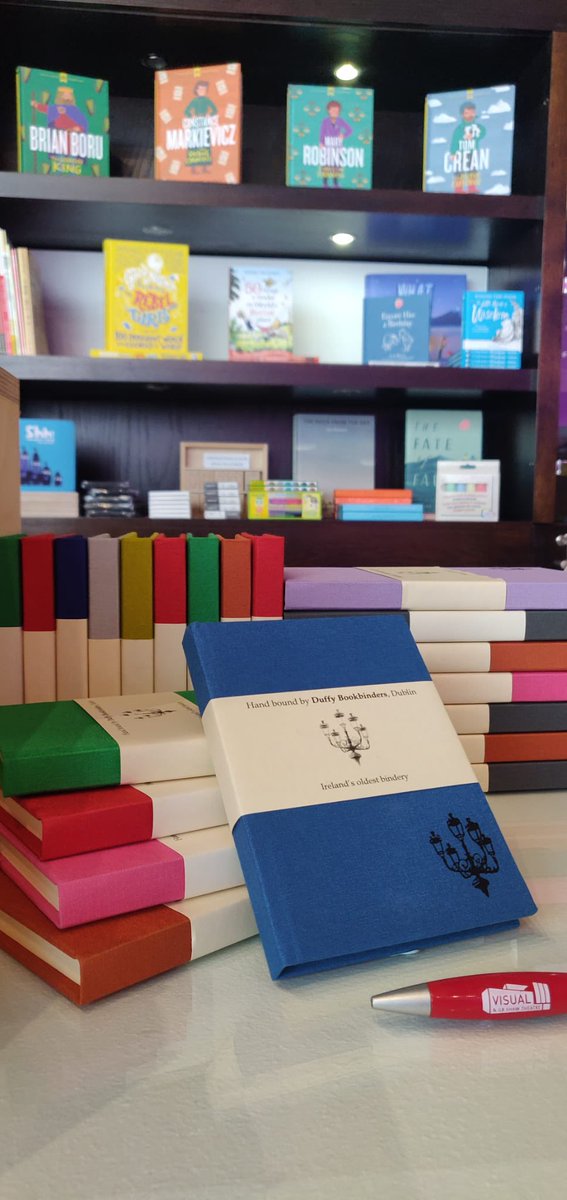 A rainbow of new notebooks for a new year now in stock in our shop from @duffybookbinder