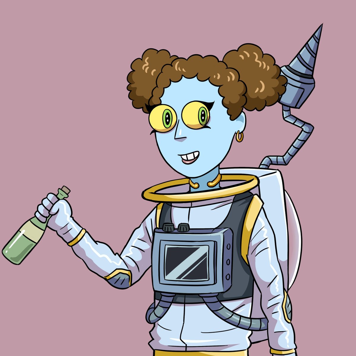 Meet the latest female dummy 👩‍🚀 crashing into our spaceship 🚀

Join our discord and be part of her story ✍️ 
discord.com/invite/uy32CTV…

#NFTCommunity #NFTartist #nftcollectors #nftcollectors #NFTs #nftnews #NFTdrop #NFTartist #nftart