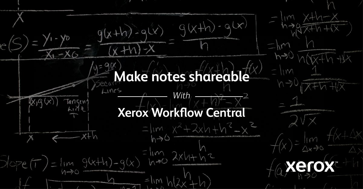 Xerox's tweet image. Don&apos;t let notes from meetings languish. Xerox Workflow Central turns handwritten notes into legible, editable digital files that you can share with co-workers. See how: xerox.bz/3mXKSEJ 
#workflowcentral #productivityfromanywhere