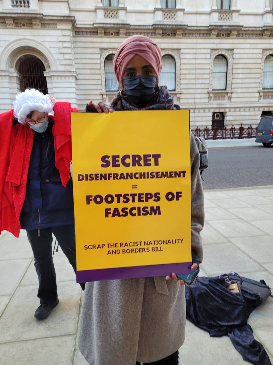 #STOPNABB #NationalityAndBordersBill protest happening now @UKHouseofLords