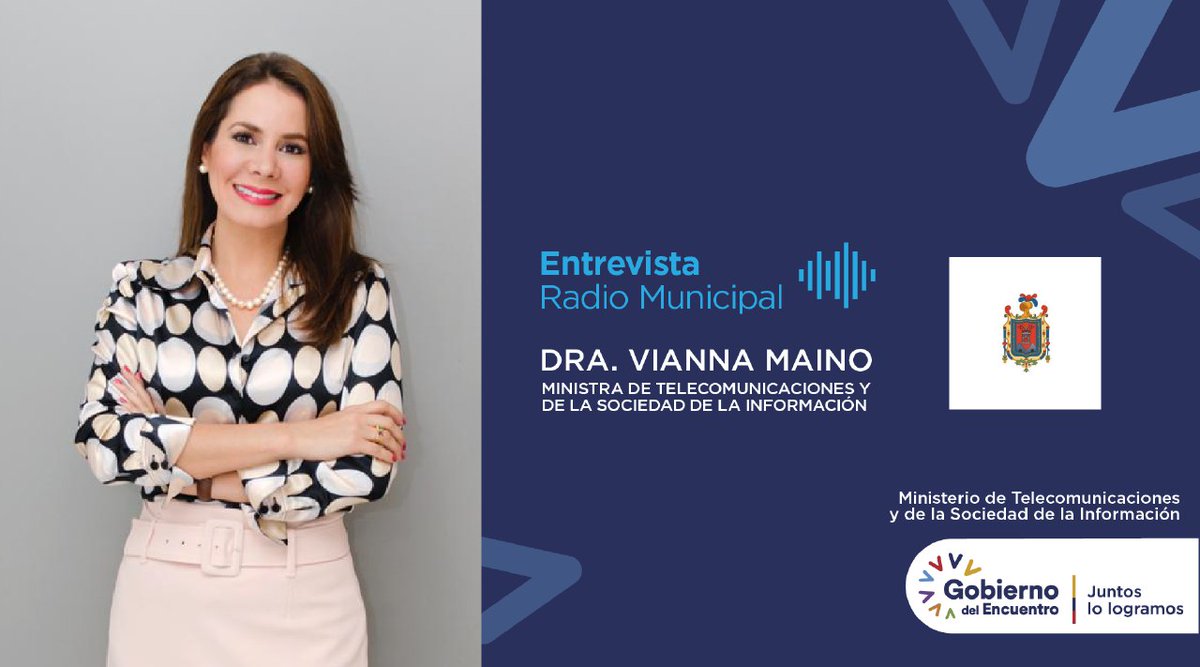 En 2022 construimos el #EcuadorDigital2025. En @RMunicipalFM la ministra <a href="/vmaino/">Vianna Maino</a> afirmó que este año se fortalecerán los #PuntosDelEncuentro para que los ciudadanos accedan a más capacitaciones y servicios como los de <a href="/BanEcuadorBP/">BanEcuador</a>. Es prioridad la inclusión social y financiera.