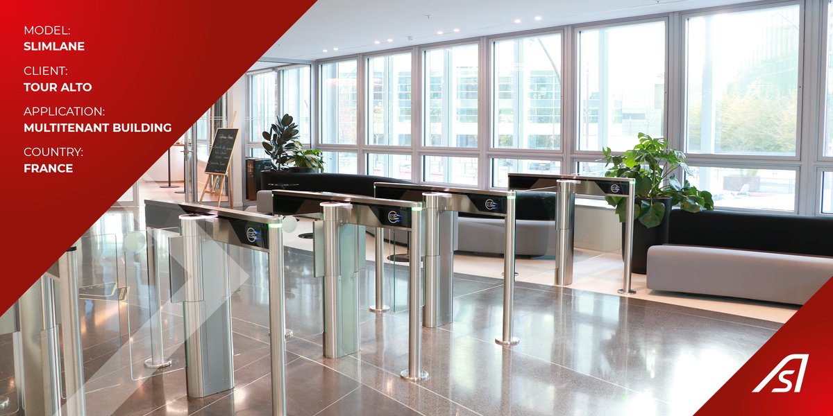 AutomaticSystem's tweet photo. Stunning installation of our #SLimLane speed gates at the Alto Tower in Paris, France. Special thanks to the Automatic Systems France team for this important project.
#accesscontrol #paris #securitysolutions #multitenantbuilding #speedgate #speedlane #entrancecontrol #reception https://t.co/l48vZljPiy