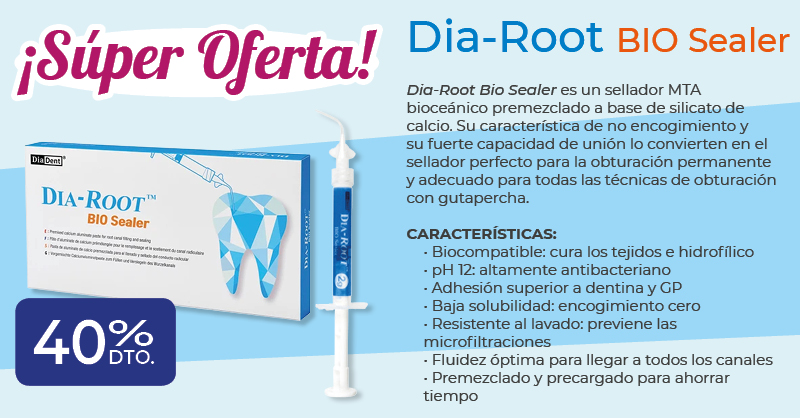 Royal_Dent_'s tweet photo. ¡SÚPER OFERTA! Dia-Root BIO Sealer de DiaDent. ¡40% de descuento!
Comprar: https://t.co/933eHkVZ0K
Vídeo explicativo: https://t.co/et0hYbBTaW
#dental #Dentist #dentista #clinicasdentales #ofertas https://t.co/Hj0qRtU5rV