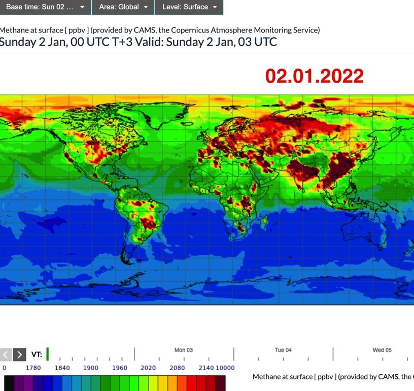 NikeSkywalker's tweet photo. 🤯 Abbiamo massicce emissioni in superficie di #CH4 dal Mar di #Kara e di #Laptev in #Russia. I dati termici del satellite #Copernicus non mentono. Nessuno sa cosa stia accadendo sotto l'oceano #Artico. Anche in #Antartide il #Metano è in aumento. Questa è la crisi climatica. https://t.co/csFzHz26gA