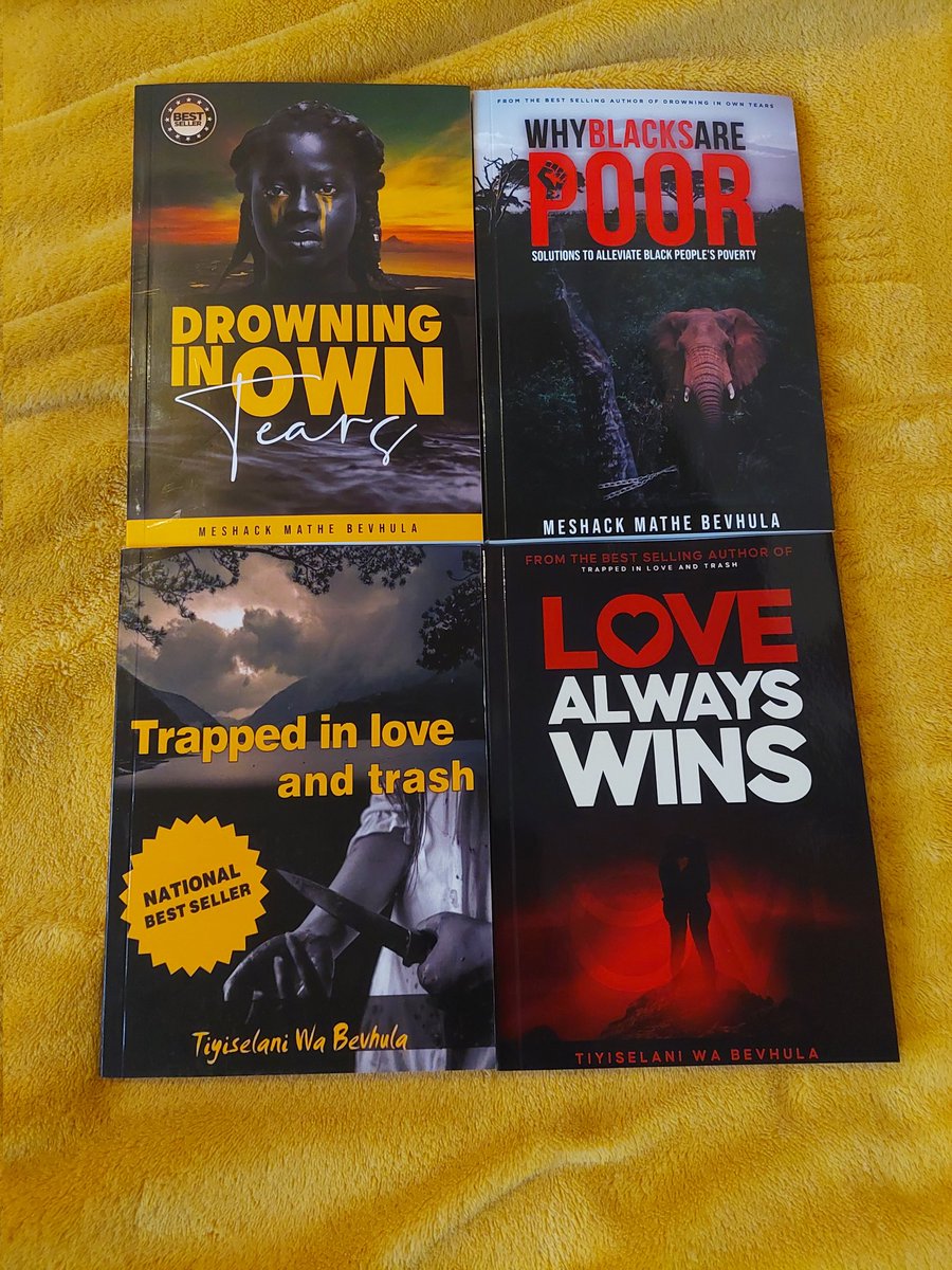 southafricandly's tweet photo. My journey has not been a smooth one but it is worth being celebrated....
#BooksBooksBooks 

Get all 4 books for only R750 + FREE delivery nationwide...081 7077 062 https://t.co/XwjnXdhCpY