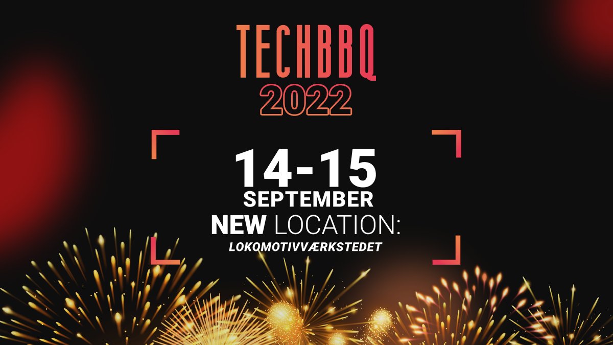 🔥 We are super excited to share that we have the new date and location for TechBBQ 2022!

It will take place on the 14 -15 September in a new location in Copenhagen: Lokomotivværkstedet!

👉 Pre-register now: bit.ly/3qTUp0R

#TechBBQ #nordicmade