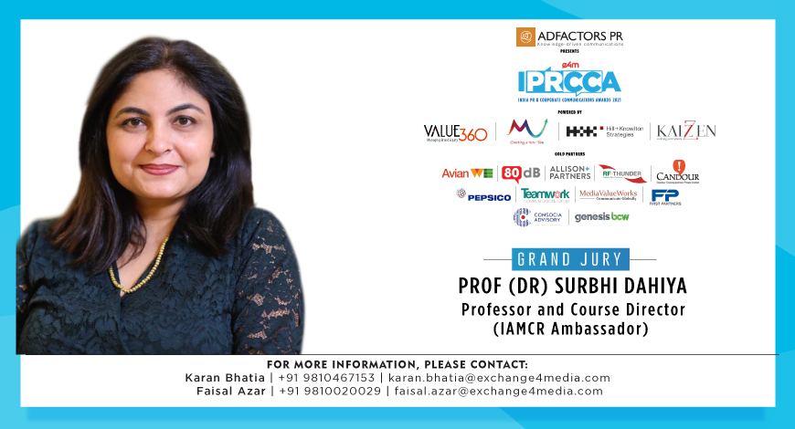 e4mtweets's tweet photo. Welcoming our esteemed jury member @SurbhiDahiyaEJ
for the 12th edition of PR and Corp Comm Awards 2021 (IPRCCA)
Nominations are open now!
Register now to nominate - https://t.co/chv1Vdj1OF
@anuragbatrayo @nawalahuja @karanbhatias
#e4mprcorpcomm #iprcca2021 #e4mtweets https://t.co/XJmxirOpNd