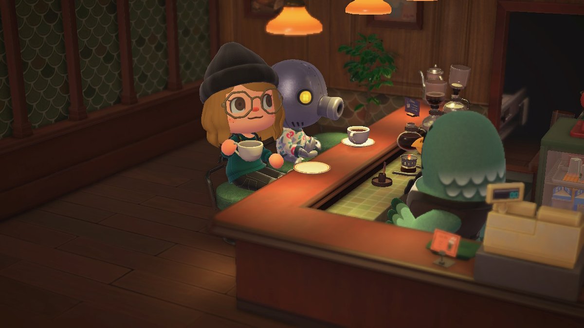 ConsultingMary's tweet photo. At the Roost with our newest inhabitant :) #AnimalCrossing #ACNH https://t.co/mYFAzaL7s8