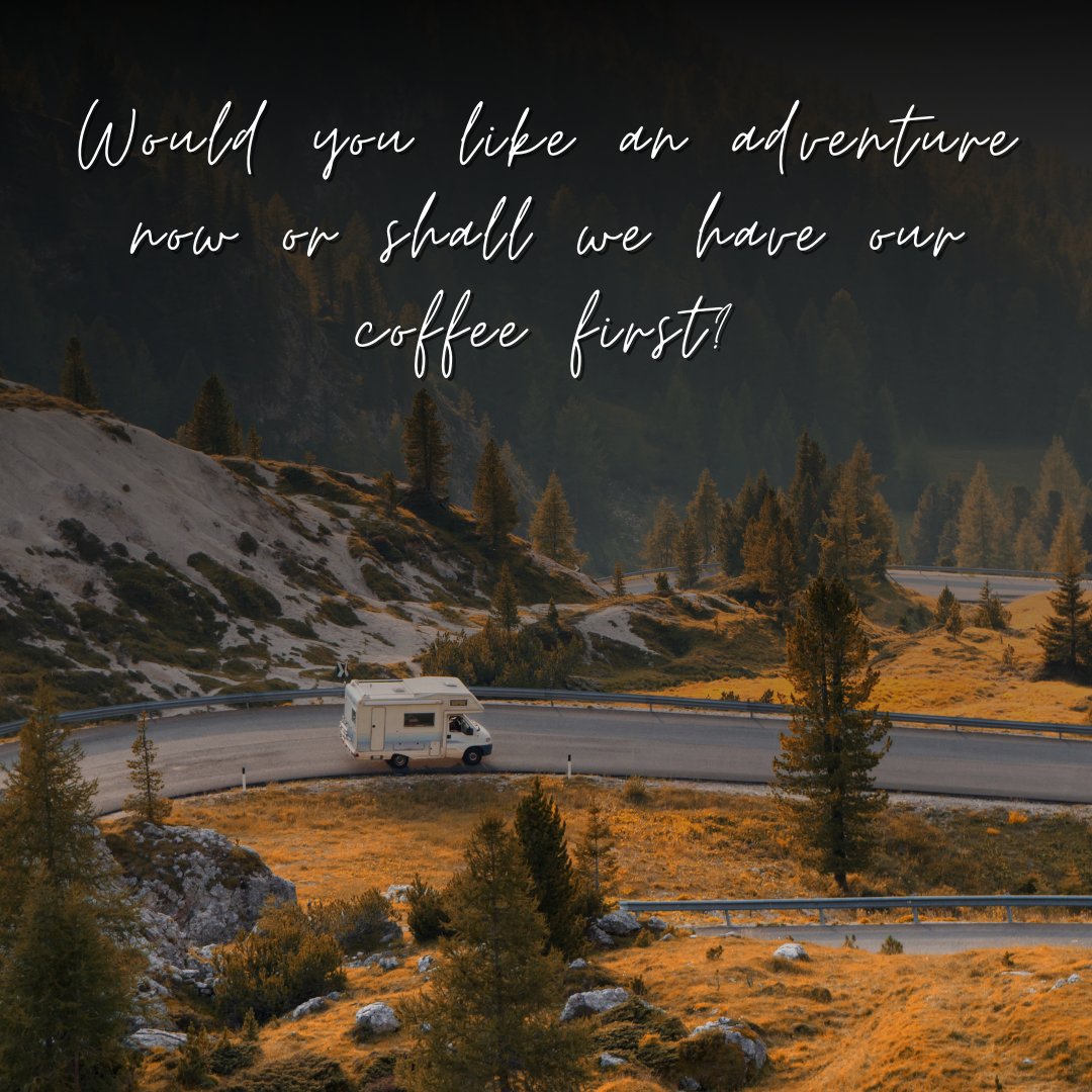 caravanclothin2's tweet photo. Coffee or adventure first?

#caravanlifestyle #campervantrip #campervanlifestyle https://t.co/r1Rh3SNpDO