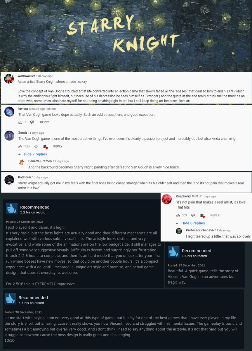 PeaceBlvdGames's tweet photo. That's all I wanted from my first game. It's all worth it. I started to make game late 2020 with a simple intention: someone in this world played my game and got touched/entertained and left some good memories.
@IronPineapple_ Thank you for sharing my game in your video. https://t.co/vn6AAvpItI