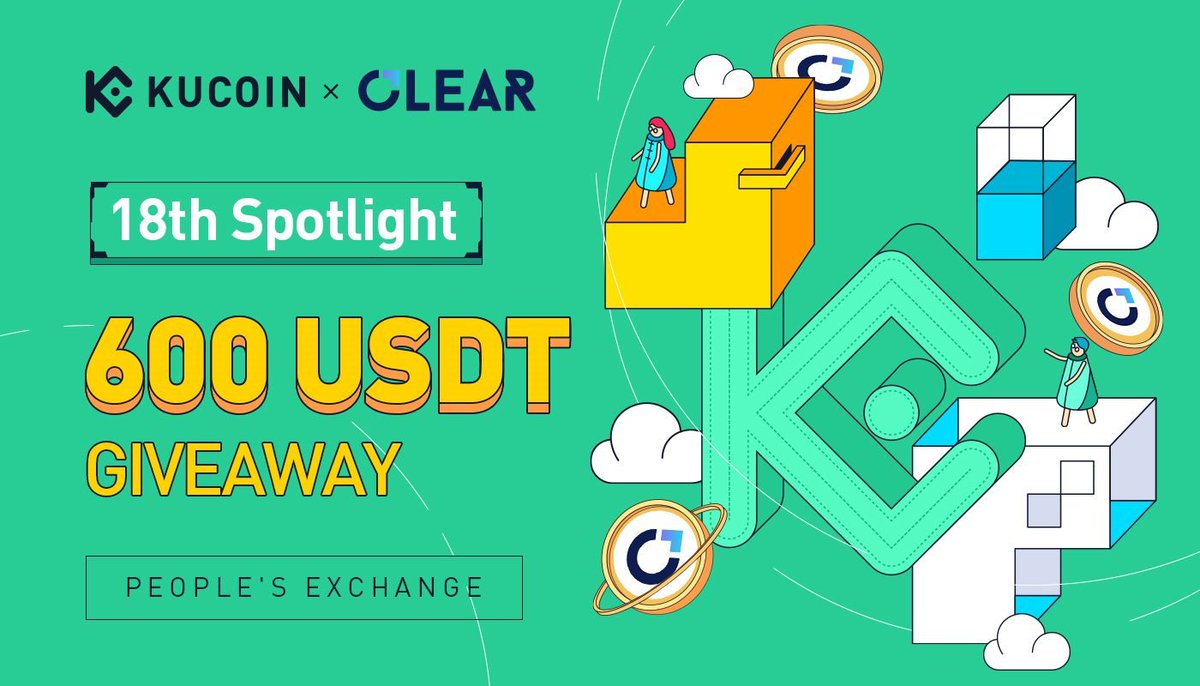 The 18th #KuCoin Spotlight - $CLH Token Sale is now open for subscription!

🔥 JOIN NOW: kucoin.com/land/spotlight…

💵 $600 GIVEAWAY
🌟 Follow us &amp; <a href="/clear_dao/">ClearDAO</a>
🌟 RT using the hashtag #KuCoinSpotlight &amp; tag 3 friends
🌟 Fill out: forms.gle/LUEMFp6HWhDGTP…
💵 30 winners, 20 USDT each
