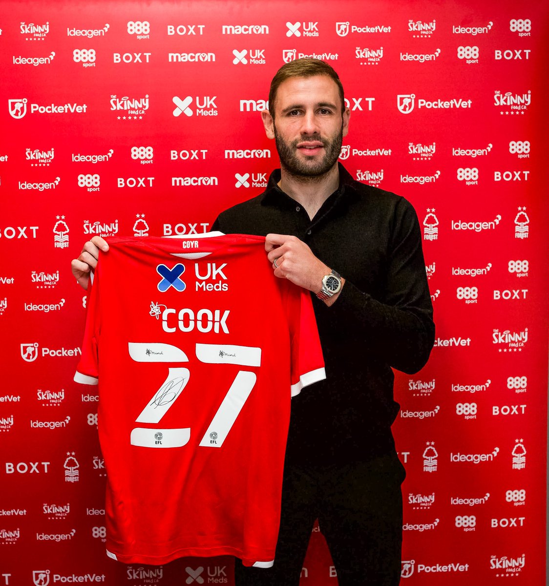 🤩 Win a signed Steve Cook shirt ✍️ 🔄 Retweet this post by 5pm Friday for your chance to win 🔥 🌳🔴 #NFFC