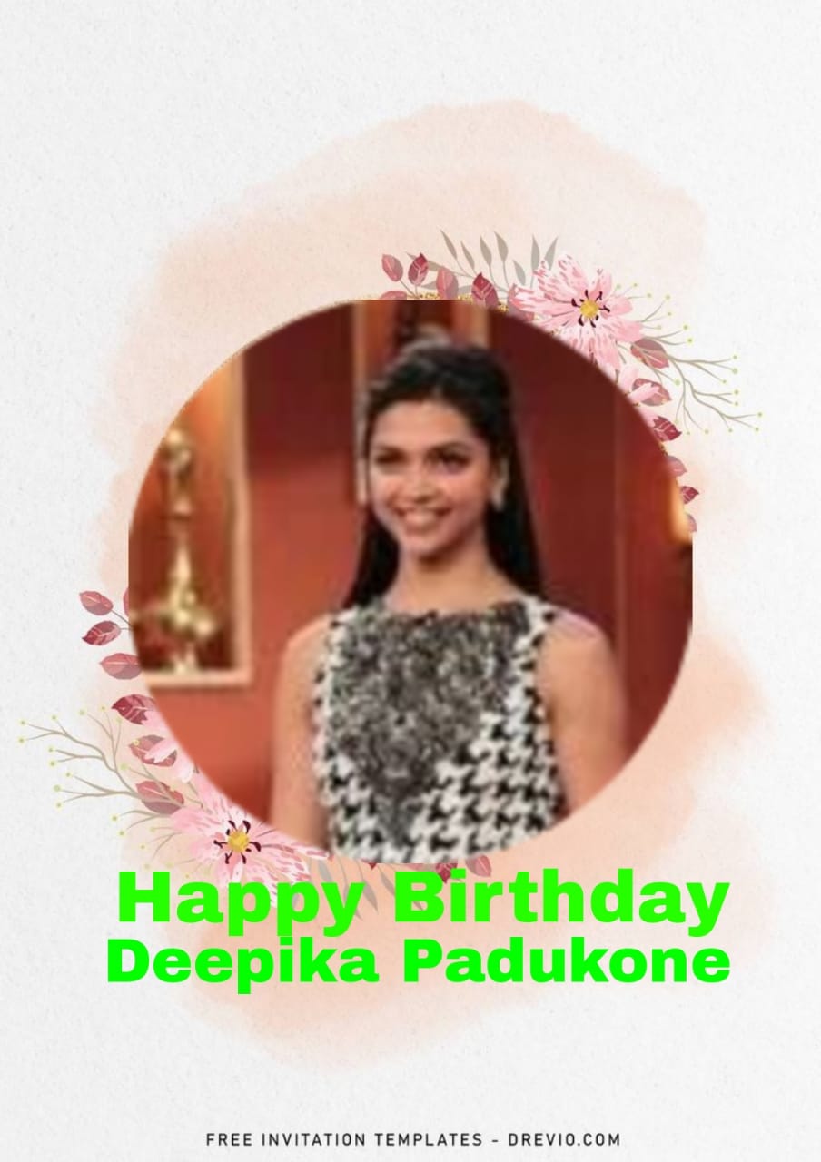 Happy BIRTHDAY 
Deepika Padukone   