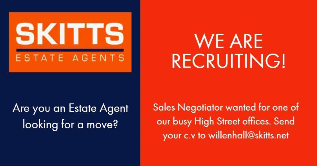 homesatSkitts's tweet photo. Are you an Estate Agent looking for a move? 
We are recruiting for our extremely busy Willenhall office! Apply with c.v to willenhall@skitts.net
#jobs #estateagent #wolverhampton #walsall #willenhall https://t.co/VxBLJM64sT