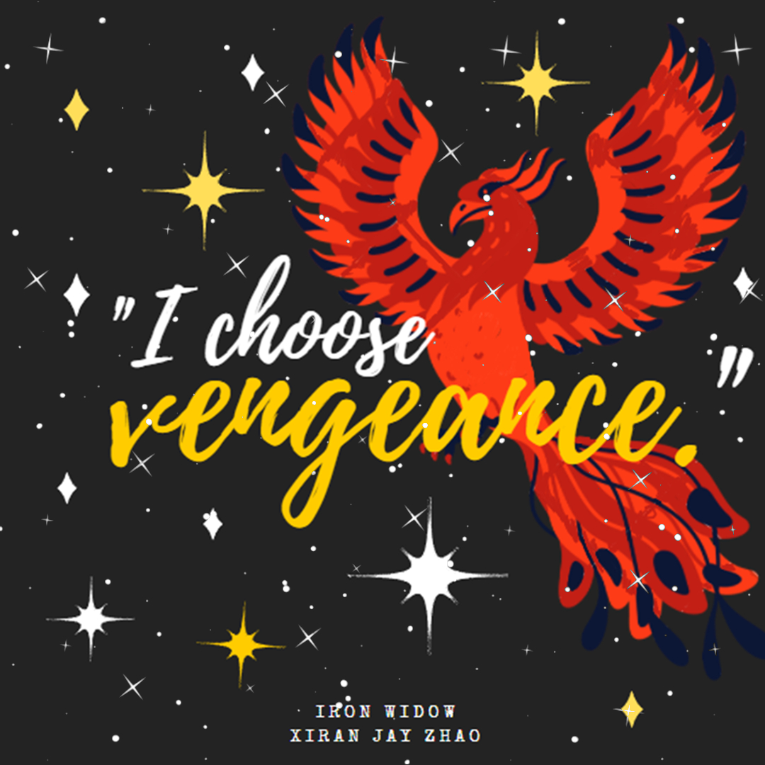 LitPinsandCo's tweet image. "I choose vengeance." - Iron Widow by Xiran Jay Zhao

Ok, I am now low key OBSESSED with this book. 

#ironwidow #vermillionbird #irondemon #wuzetian #shimin #yizhi #hunduns #WHERESBOOKTWO@XiranJayZhao