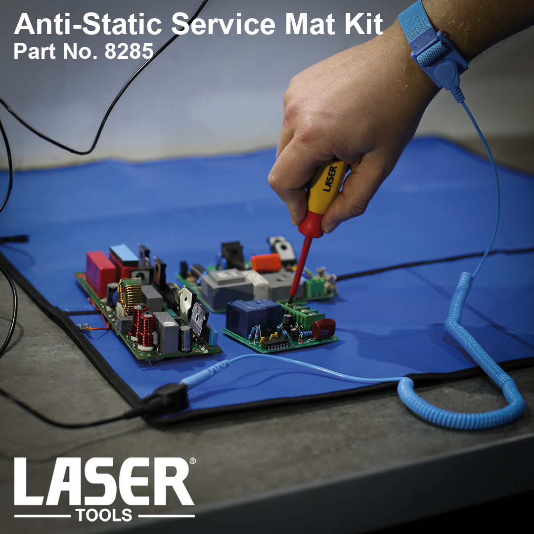 Laser_Tools's tweet photo. ⚠ Now Available ⚠

This static-dissipative mat is designed to be used as a work surface for when handling sensitive electronic devices and components without the risk of causing damage through electrostatic discharge (ESD).

https://t.co/EKkzhdZ81s

#laser_tools https://t.co/Eu6o6kGDYI