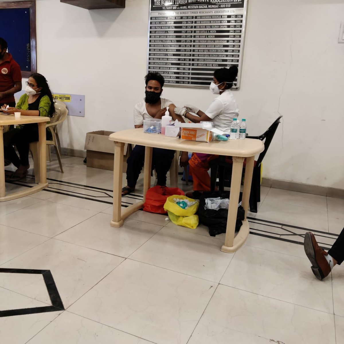 wmoworld's tweet photo. The Free Vaccination Drive under the guidance of Mr. Javed Parekh, WMO City Chairman of Mumbai, witnessed sizeable numbers → https://t.co/7Yl4uQJASj #WMONIC https://t.co/ImajXhrsEo
