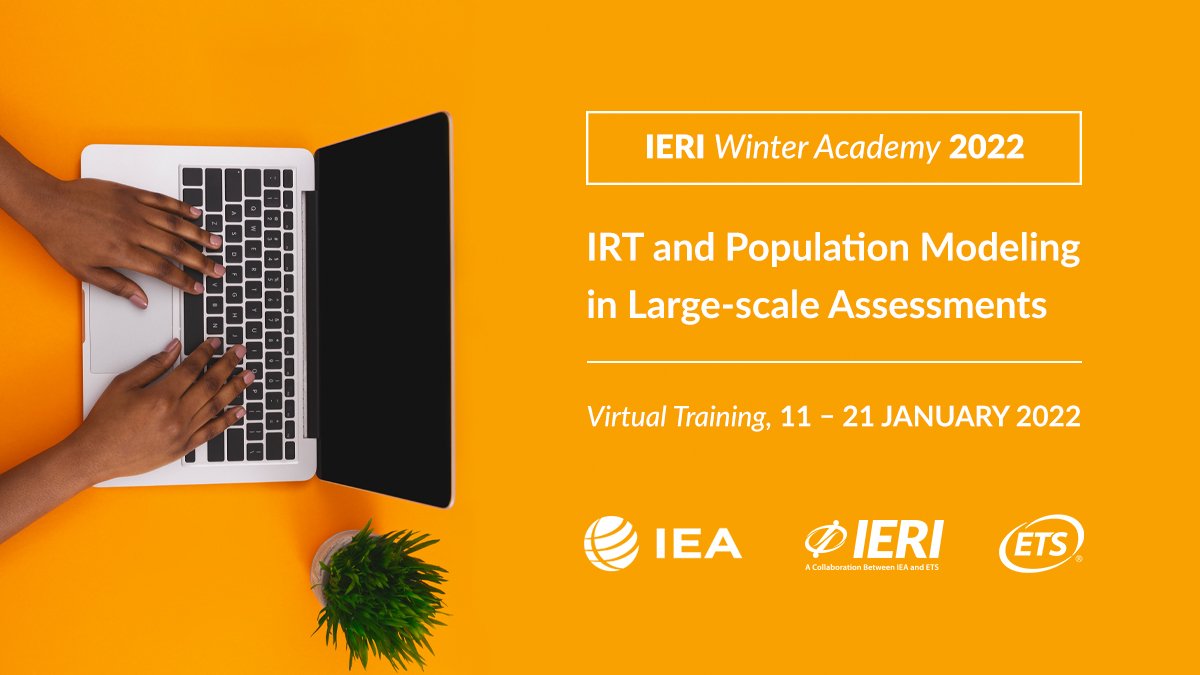 iea_education's tweet photo. #IERI Winter Academy 2022 starts next week! Learn how to use #ItemResponseTheory (#IRT) and population modeling in #ILSA through plenty of interactive sessions and tutorials: https://t.co/MKyc7pNo0e

#EdResearch #OpenDataDays #TIMSS #PIRLS @ETSresearch https://t.co/m6WUFjiNX3