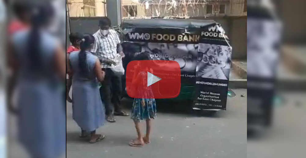 wmoworld's tweet photo. The WMO Food Bank project continues to deliver meal packs at various locations in the city of Colombo, Sri Lanka → https://t.co/Tbsq9xaInO #WMOFC #WMOfoodBank #EndWorldHunger https://t.co/oBvDxvV3K7