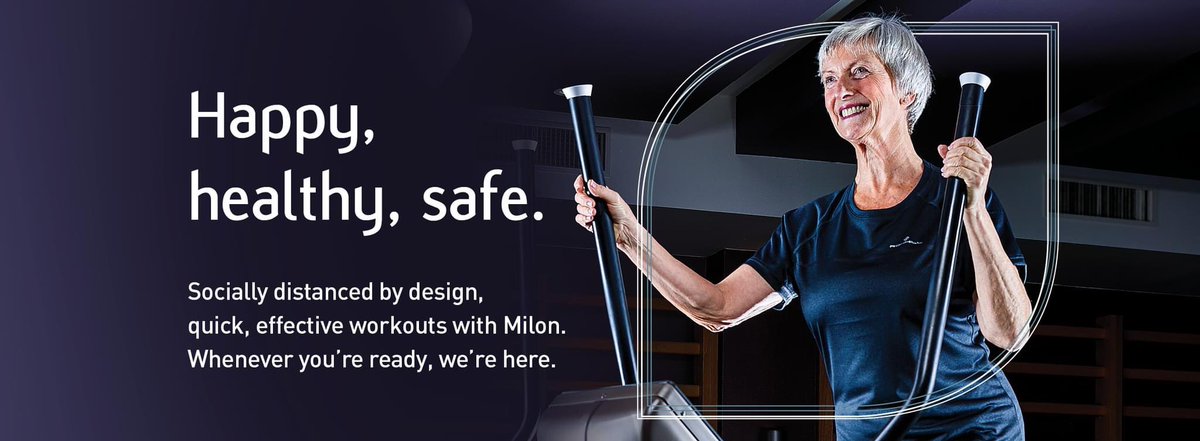 healthhaus's tweet photo. Happy, healthy, safe.
Socially distanced by design, quick, effective workouts with Milon.
Whenever youโre ready, weโre here.
#healthhaus #TakingFitnessPersonally #CreatingHappyBodies #milon #TakingTheGymOutOfGym #JerseyCI https://t.co/HYtZeLk6DN