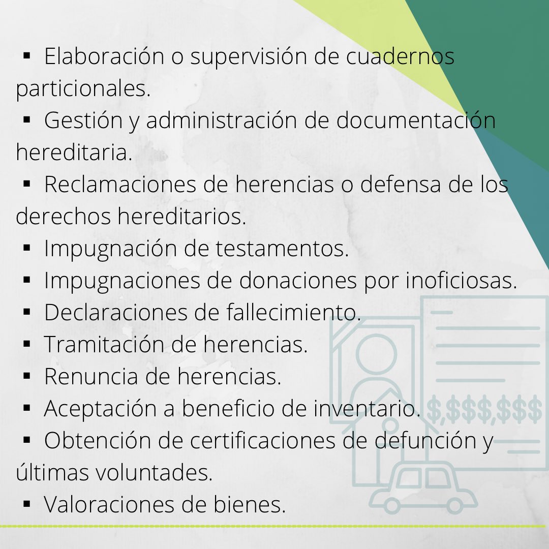 🔔En Enrique Varela Abogados se presta un servicio de asesoramiento legal integral en todo trámite hereditario que necesite efectuar. 

☑️Contamos con abogados especialistas en derecho hereditario, gestión de sucesiones y herencias, testamentos, y demás trámites hereditarios.
