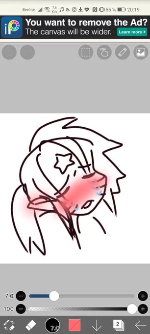 @_yoha_11 But... I cannot draw so beautifully with my finger. Drawing with my finger is my maximum uuu!😅💦💦💦 