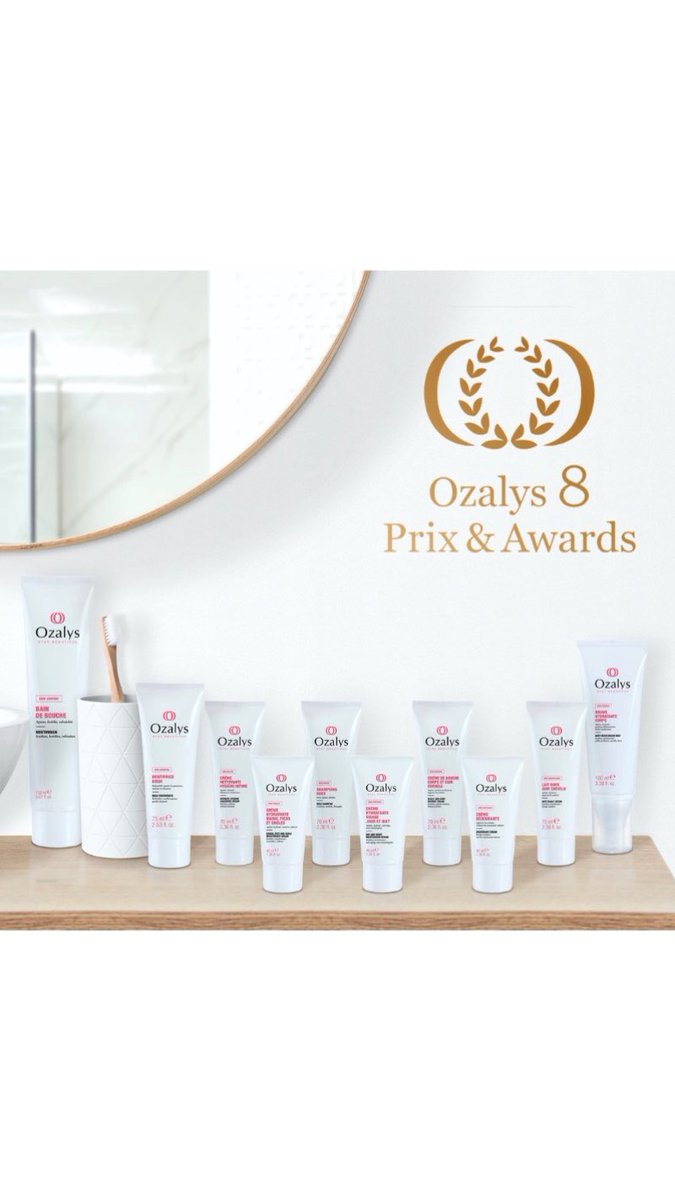 #Ozalys, une gamme de soins de #dermocosmetique, pensée pour les plus fragiles.
Notre mission ➡️ prendre soin des #femmes en toute sécurité.
En moins de 30 mois, Ozalys a été récompensée pour son innocuité, efficacité et  innovation par 8 Prix et Awards. 🏆
Le saviez-vous ?