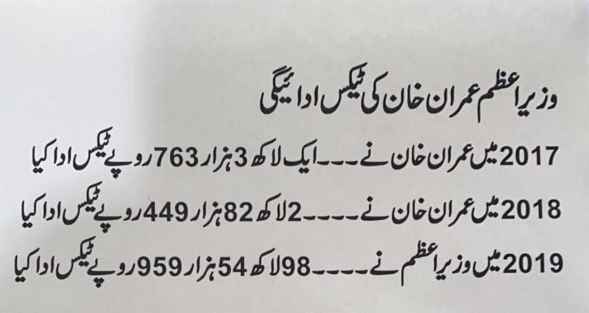 alifgrw's tweet photo. Saqib Nisar's Sadiq and Amin Imran Khan paid one lakh 37 thousand in 2017, 282 thousand in 2018 and more than 98 lakh in 2019. Can any spokesperson explain how this increase happened in 2019 when he was made Prime Minister? #DisqualifyDishonestImranKhan https://t.co/Yofysr4kxS