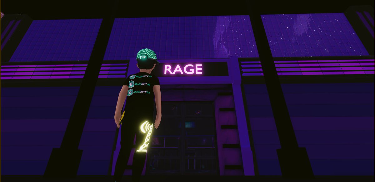 Mint Now: multinft.io/mint Be part of the RAGE CLUB Nightlife Scene in <a href="/decentraland/">Decentraland</a> Metaverse! 

Opening Soon! 
- No Covid Restrictions 
- No PCR Tests!
- Hosting Top International Djs

#NFT #NFTs #NFTCommunity #NFTartist #nftart #Metaverse #opensea #OpenSeaNFT