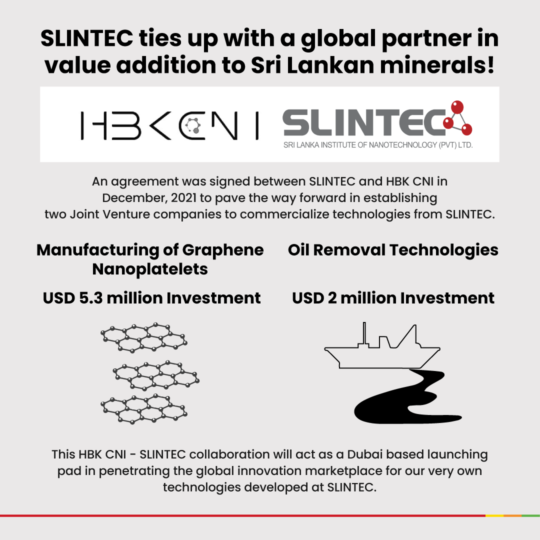 Sri Lanka Institute of Nanotechnology (SLINTEC) tweet media