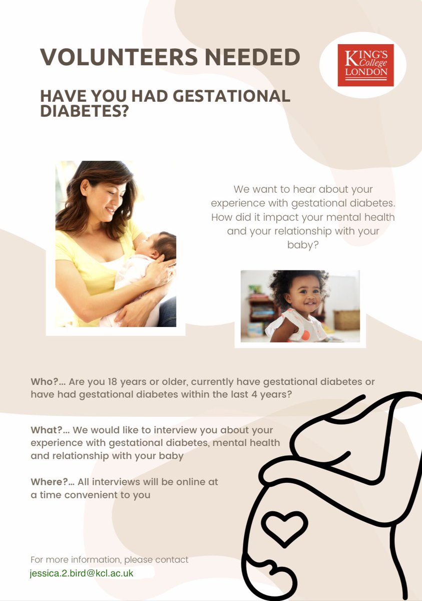 Gestational diabetes KCL tweet media