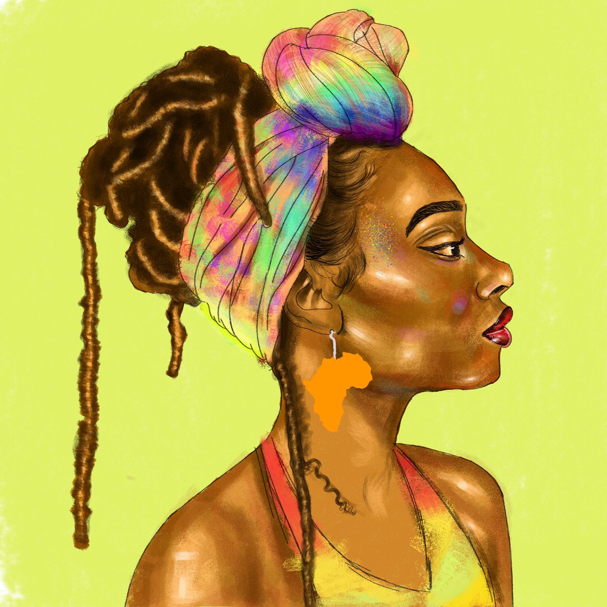olatoreraalonge's tweet photo. Hi Fam! This is a sneak peek from yesterday’s drawing😍

I’d be done with this soon🤞🏾

Currently working on background ✨

#nftart #NFTCommmunity https://t.co/BRDd3yBj4X