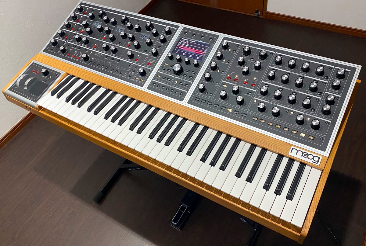 keiki_key's tweet photo. my new gear（一度言ってみたかった…）

Moog One 16 Voice

キーボーディストなら誰でも憧れる究極のアナログシンセサイザーを手に入れました。
音色作り勉強します🎹
#mynewgear
#moog https://t.co/NnmCQ7iRLG