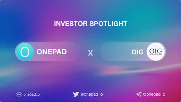 onepad_io's tweet photo. 📣 Investor Spotlight 📣

We are super excited to announce our strategic partnership with @Oiggroup 🥳

We are excited to be working together 🤝

$OND $ONE #HarmonyONE https://t.co/zwS84r3kAj