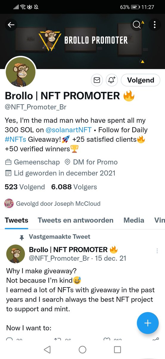 MauriceBoud's tweet photo. @NFT_Promoter_Br Done
My adress
0x2bFD895dfbaeCF3D381996f1e9d0366b079686f8
I really hope I win and have a nice day!! https://t.co/kyj3Z5OC1V