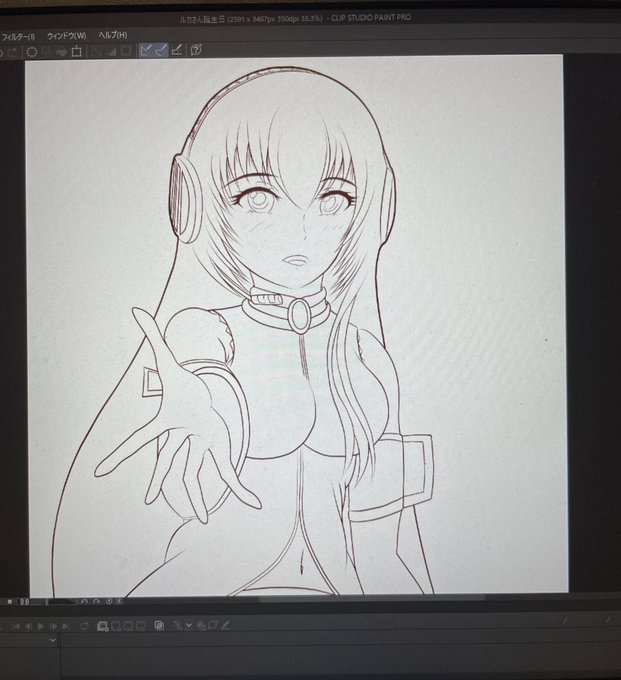 ルカさんの線画で冬休み最終日が終わってしまった
シカモマダナゾアイテムカケテナイw 