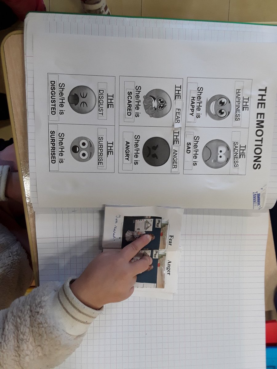 ce_Beruges's tweet photo. Nous avons travaillé sur les émotions en anglais et nous devions mettre les étiquettes au bon endroit. Nous devions s'autocorriger avec notre Little book of emotions. Enola Eloa https://t.co/pZeiyjkMpF