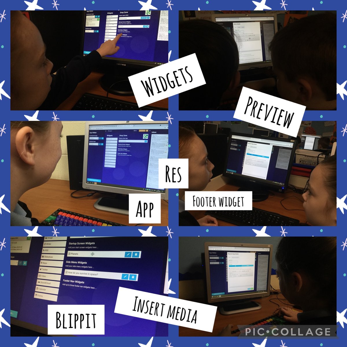 Y5StocktonWood's tweet photo. 🤩What better way is there to start 2022 than creating our own @justblippit space APP with @MGLWORLD_Craig !🤩 #StocktonWoodComputing https://t.co/nddpjgfVre