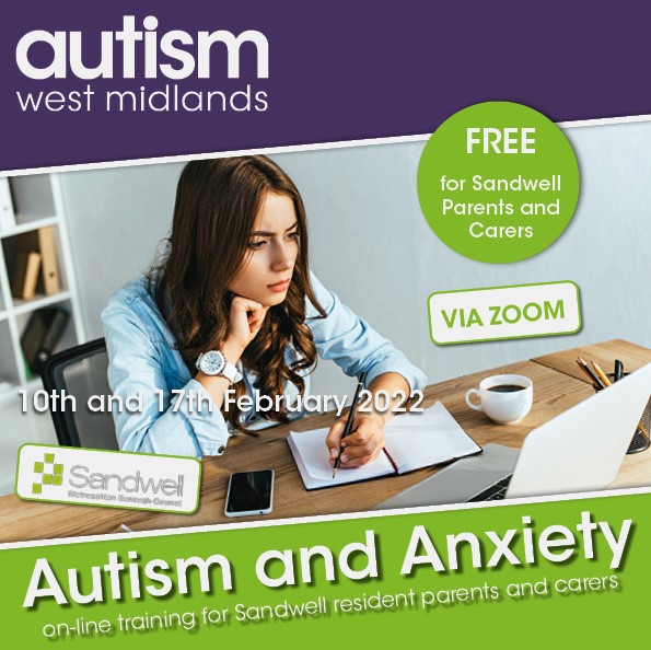 autismwestmids's tweet photo. We have a great online workshop for #Sandwell #parents!
'Autism and Anxiety'

Two FREE on-line (Zoom) training workshops for parent/carers of autistic children aged up to 18 (both must be attended)
Please see more details and book here: https://t.co/3CjVuJDjG1
#autism #autistic https://t.co/jXzcAONV0h