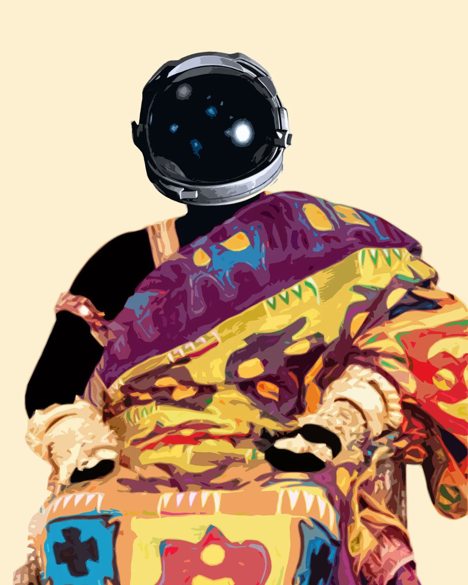 nkfrom04's tweet image. &quot;MODERNIZATION&quot;- series
.
Technology meets african culture
#art #ghana #africa #digitalart