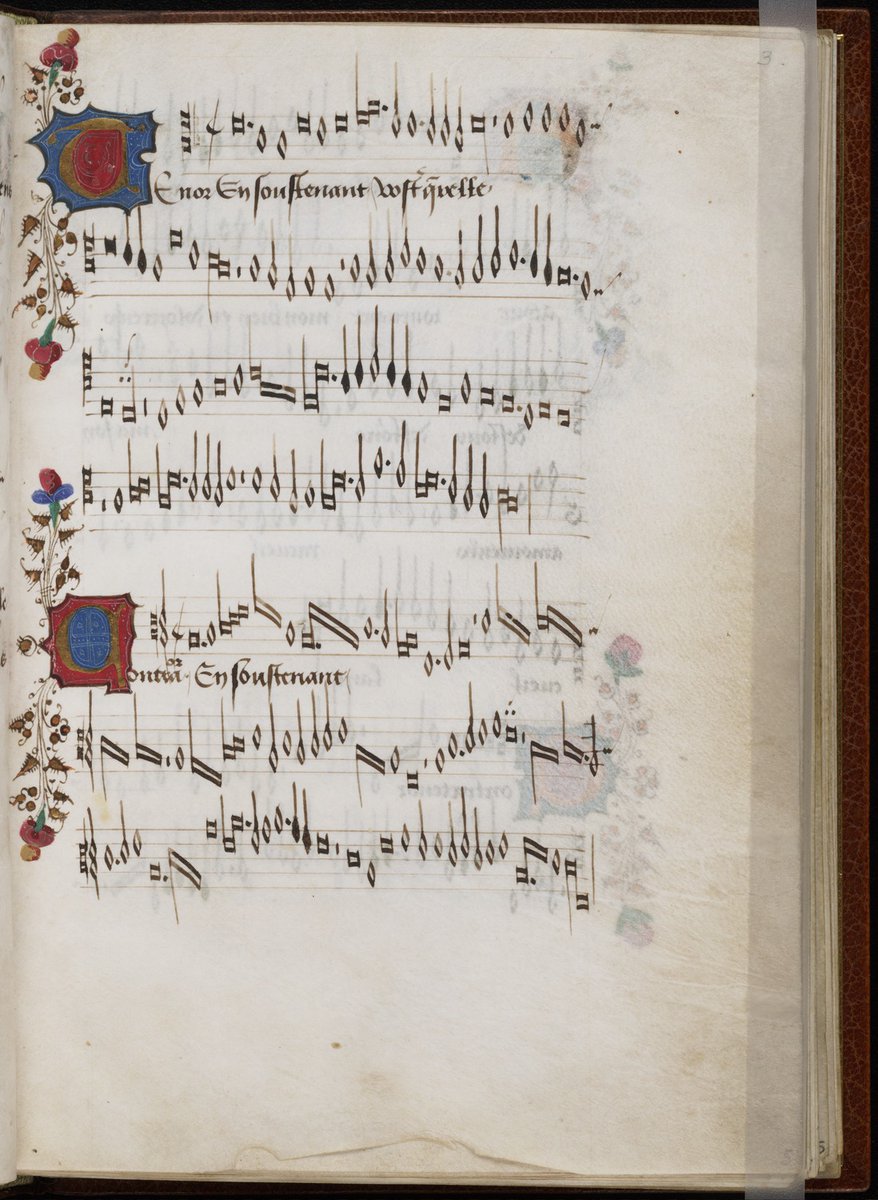 Mellon Chansonnier 
One of the world's most celebrated collections of medieval songs. Complete work digitized: bit.ly/2Fg1LFt