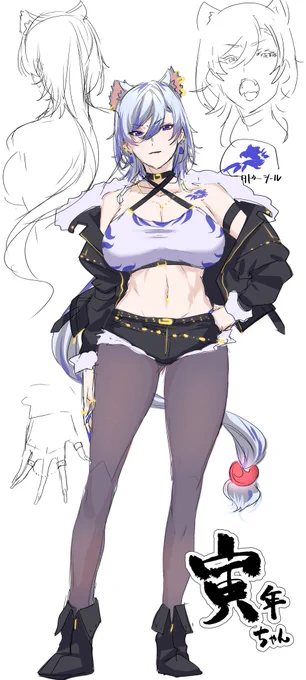 寅年ちゃん

青で縞模様を描くとそれはもう「ホビアニのトラ」なんよな 