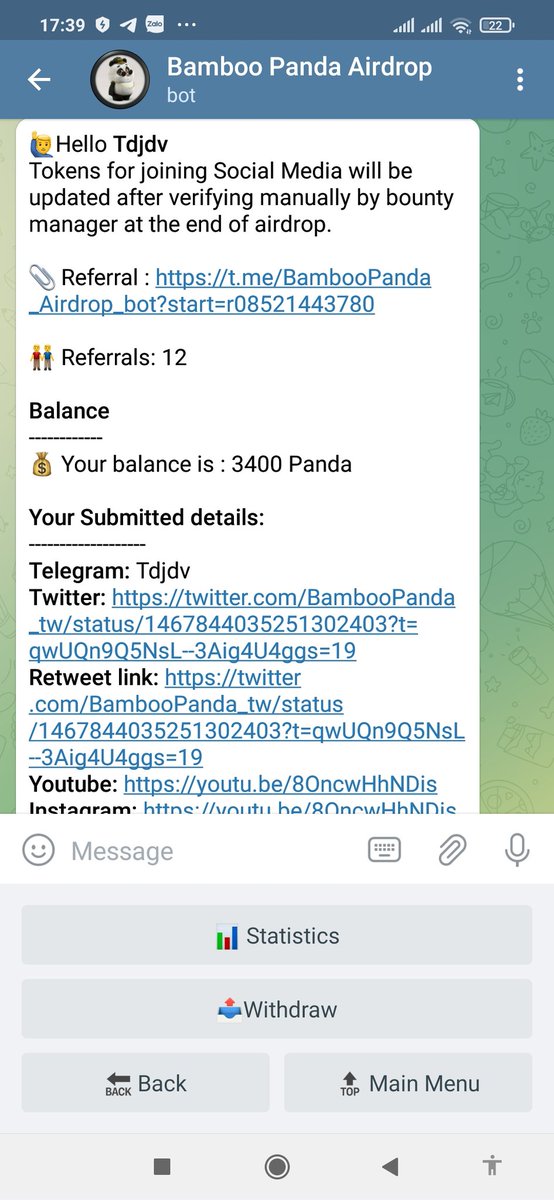 The77636245's tweet photo. @BambooPanda_tw I can't get the reward. https://t.co/zAP79iOwPC
