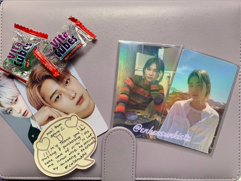 enheesunkistz's tweet photo. #enheesunkistzmails 💌
#salamAPH 

dumating na kanina yung kumumpleto sa riki d:d agenda ko ^_^ tysm for being so accomodating and giving me constant updates @wtbksn ! ganda ng freebies and packaging kilig aq !! ^__^ https://t.co/4yN7a0lp1G