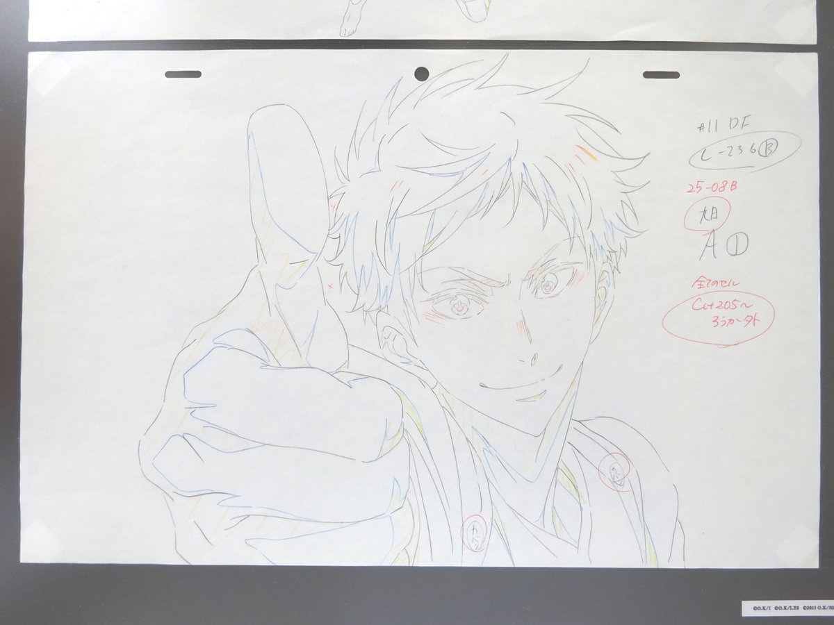 「私たちは、いま!!特別展」Free!原画① 